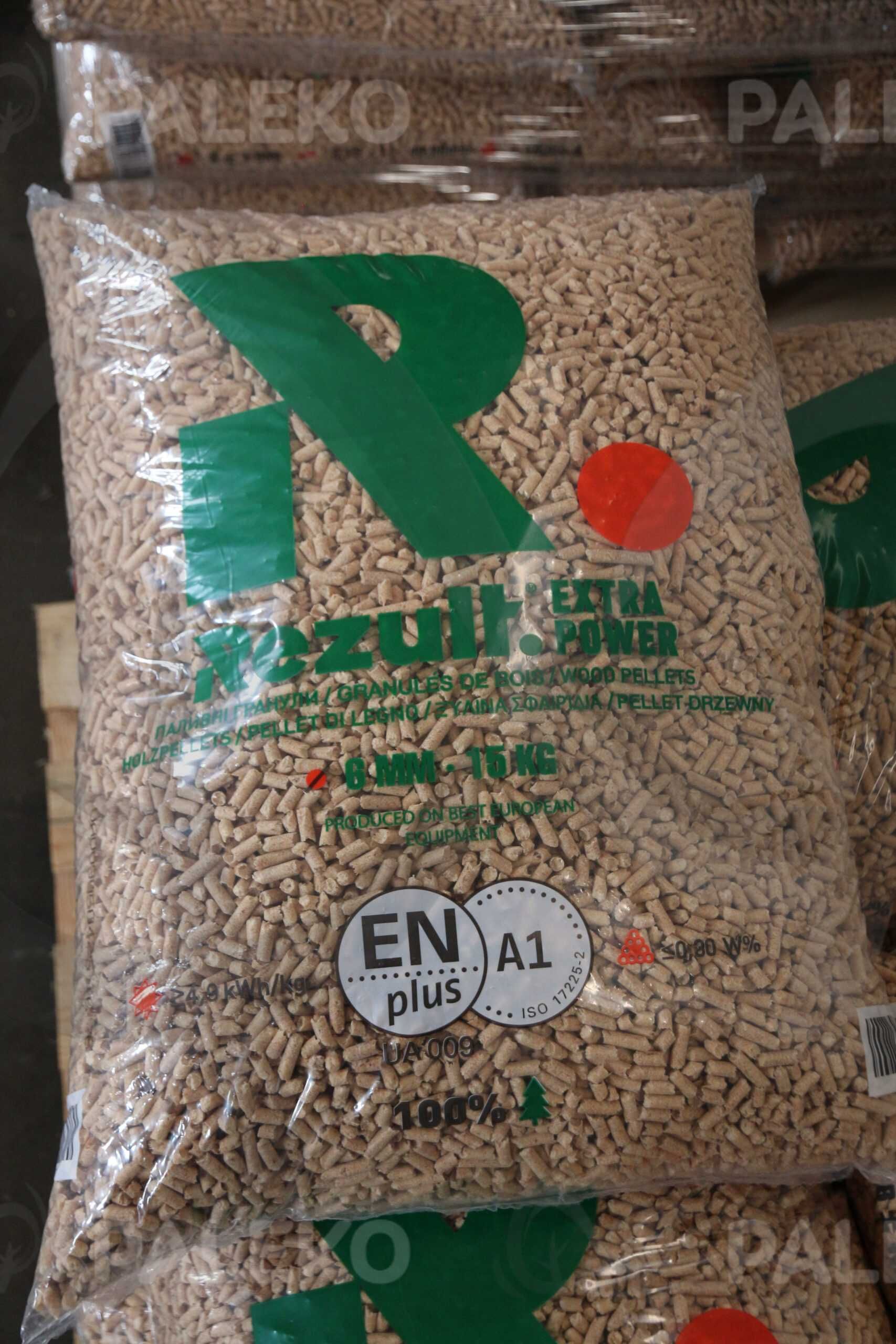 Pellet drzewny Rezult – 6mm ENplus A1 Paleko Bydgoszcz