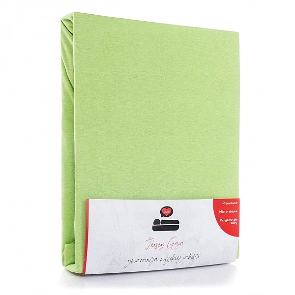 Prześcieradło 180x200 Jednolite Bawełna Jersey z Gumką Gaja 35