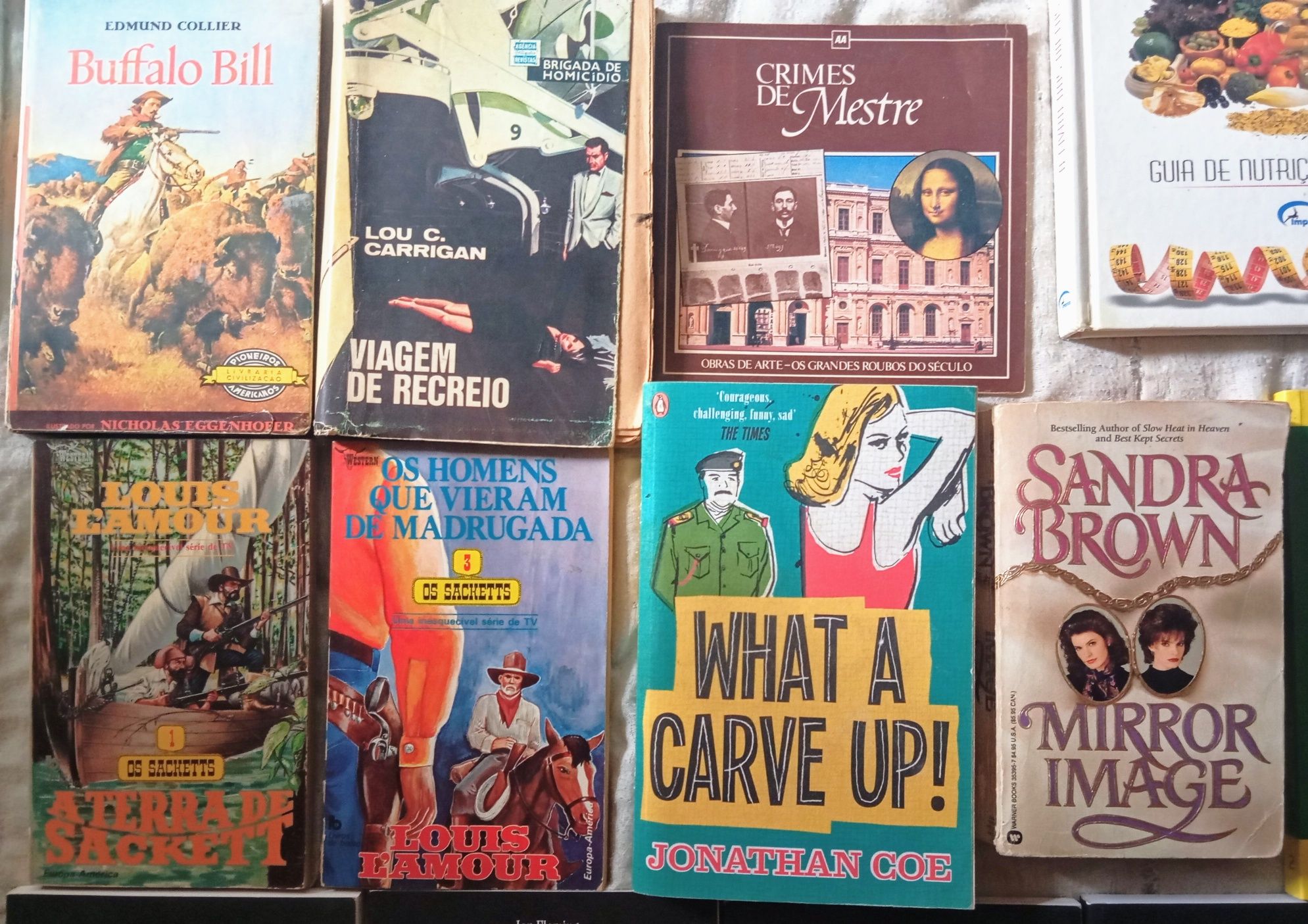 Lote de livros variados.55 Livros 35€ não é negociável.