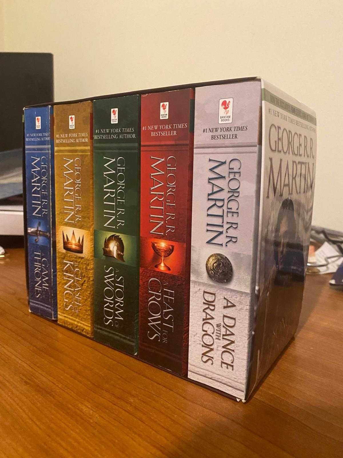 Song of ice and fire box (game of thrones books)- George R R Martin