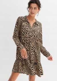 B.P.C sukienka tunikowa zebra r.46