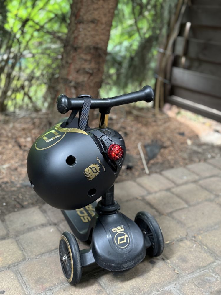 Begówka ScootRide i kask