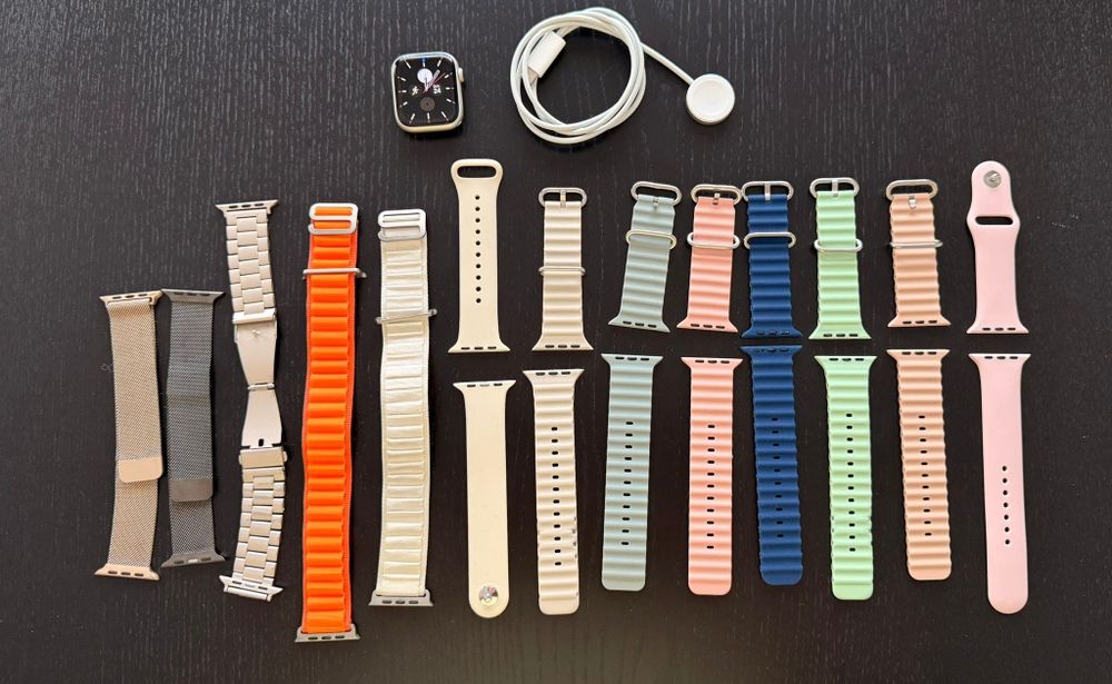 Apple watch serie 7 45mm  luz das estrelas