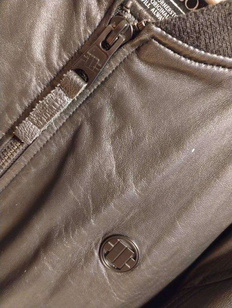 Kurtka Pit Bull West Coast MA-1 Leather M skóra jagnięca
