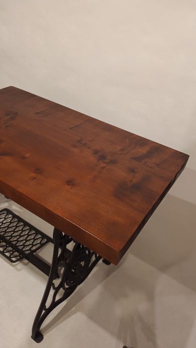 Blat do stolika z maszyny singer maszyna na stolik drewniany lakier