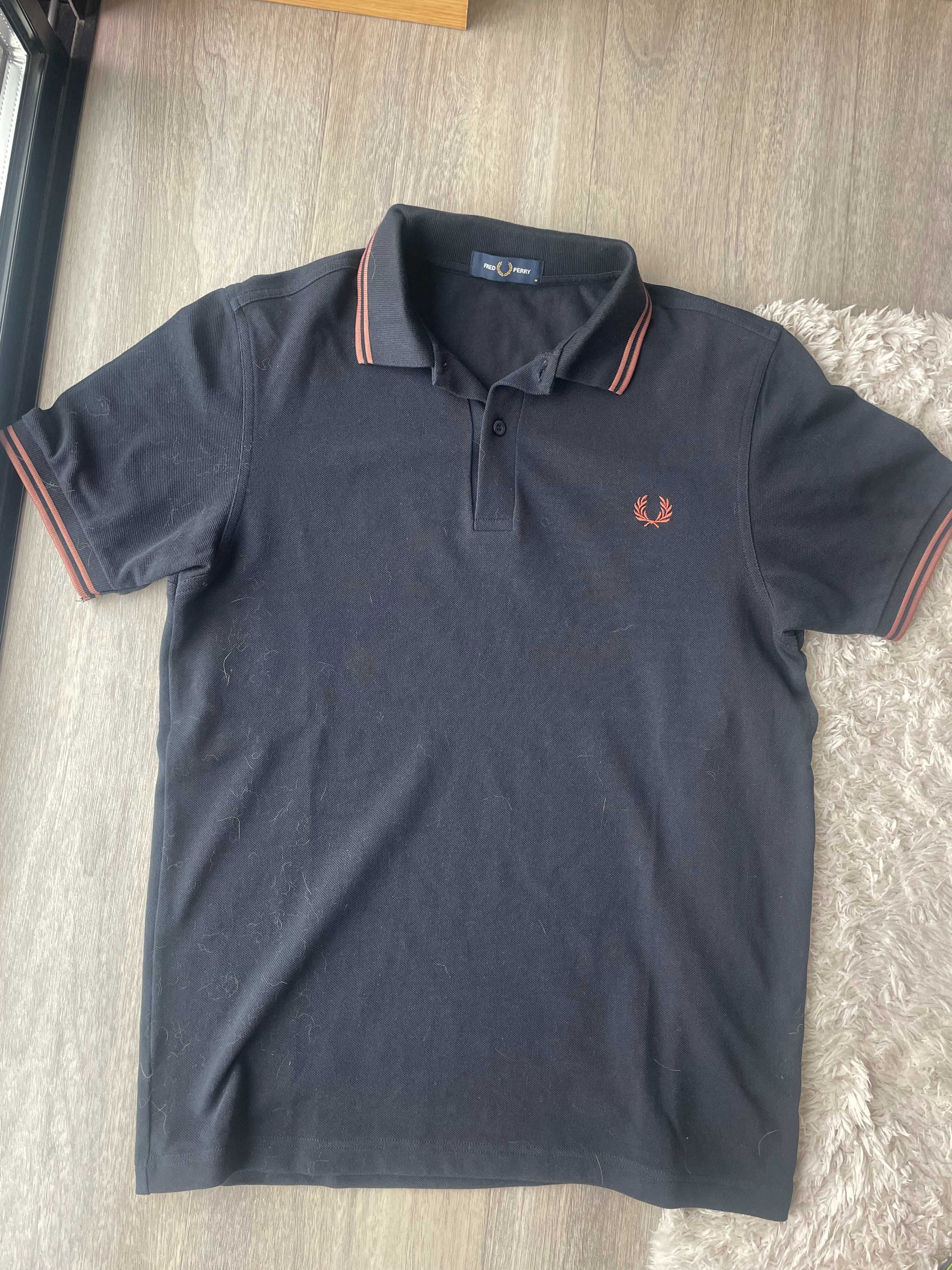 Polo Fred Perry 'Twin Tipped Fred Perry Shirt' M3600 Azul Marinho