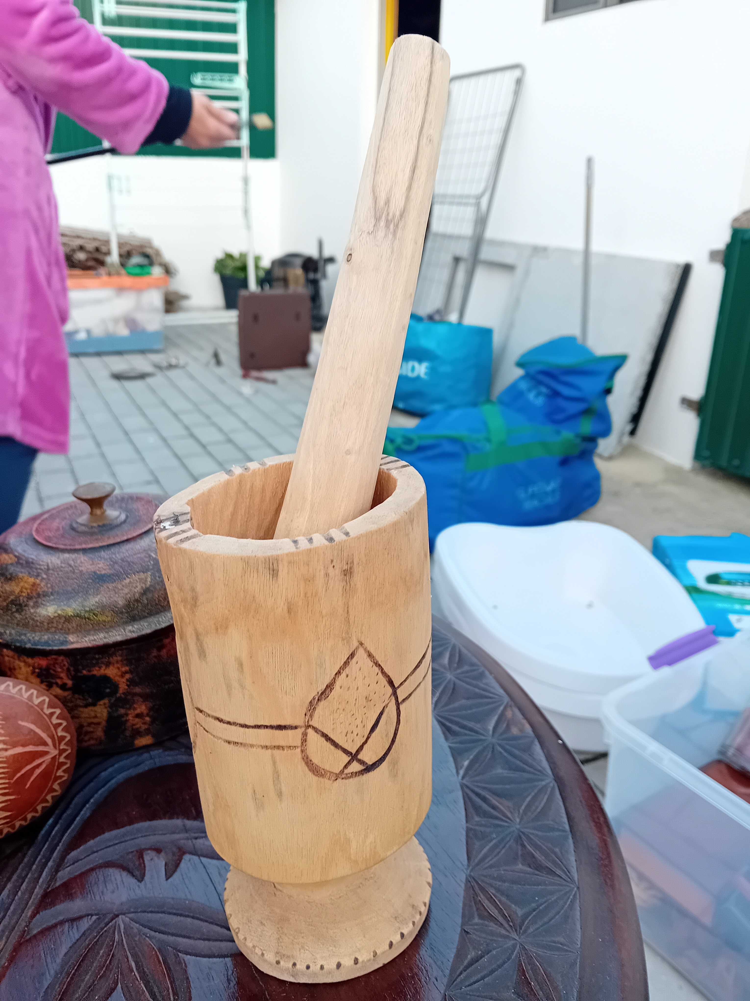 Taco de golf em madeira
