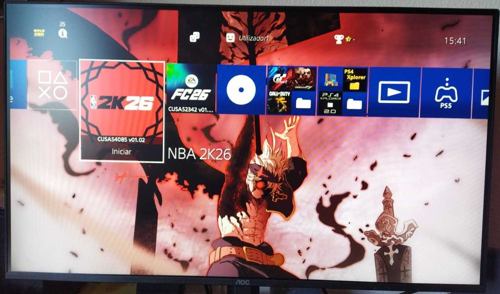 Consola PS4 Slim versao 12.02