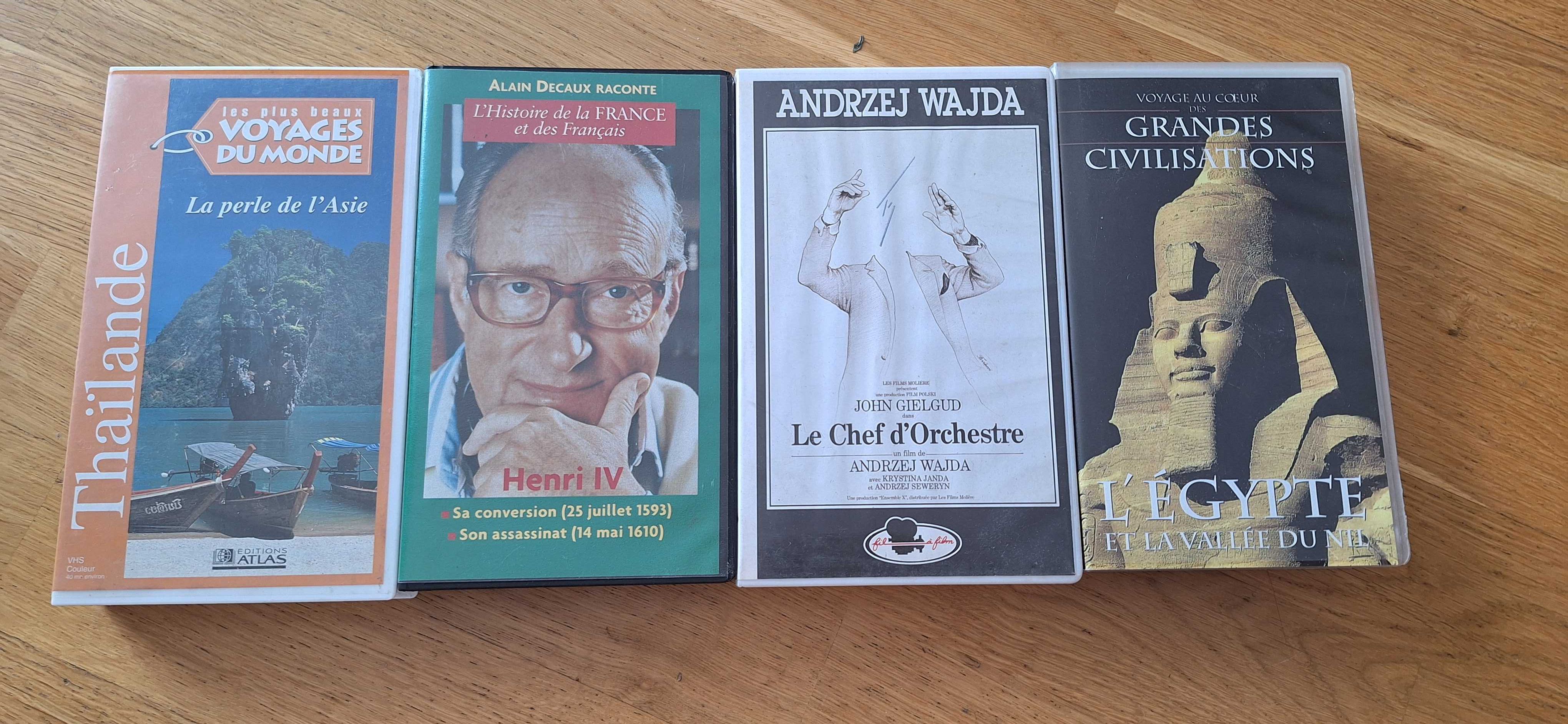 Kasety vhs po francusku
