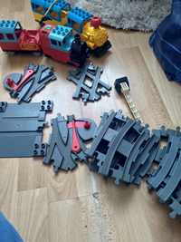 Zestaw LEGO pociąg plus dodatki