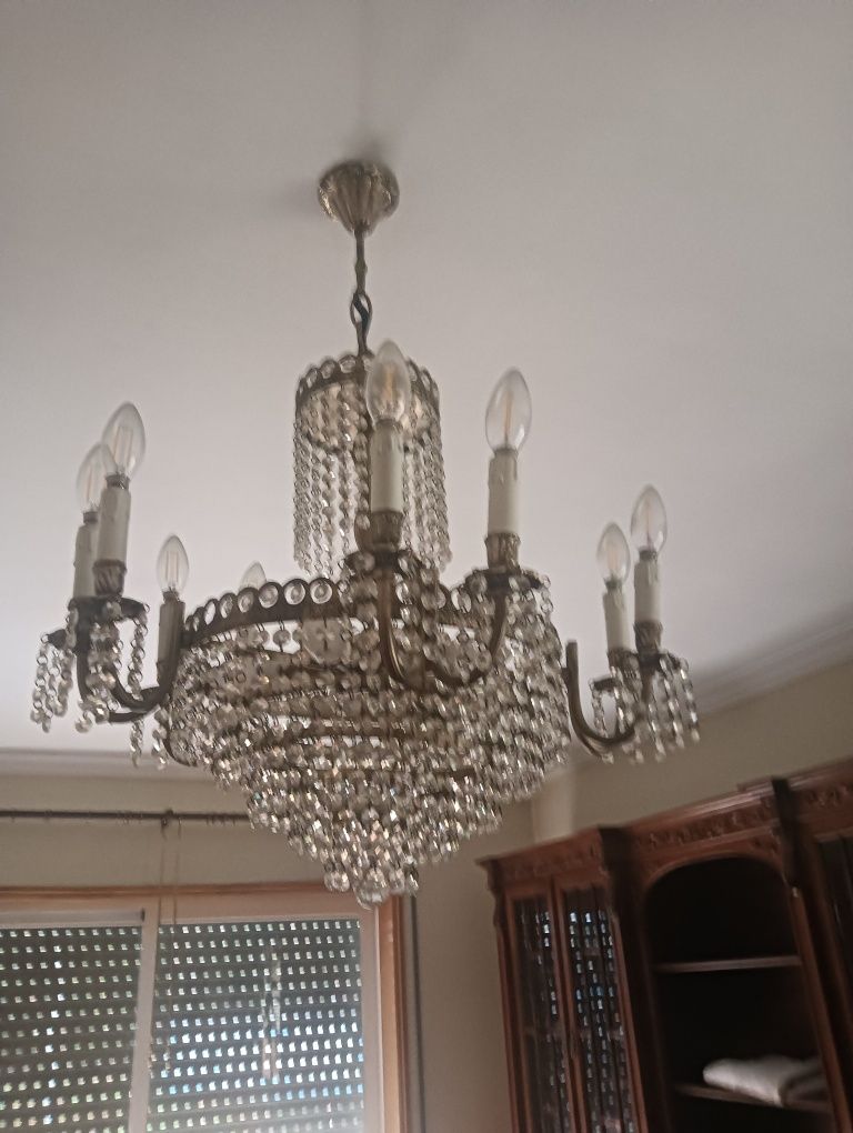 Candeeiro de tecto, Lustre, antigo