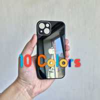 Вугільний скляний чохол на айфон/Чехол для iPhone/Чохли/Чехлы/Apple