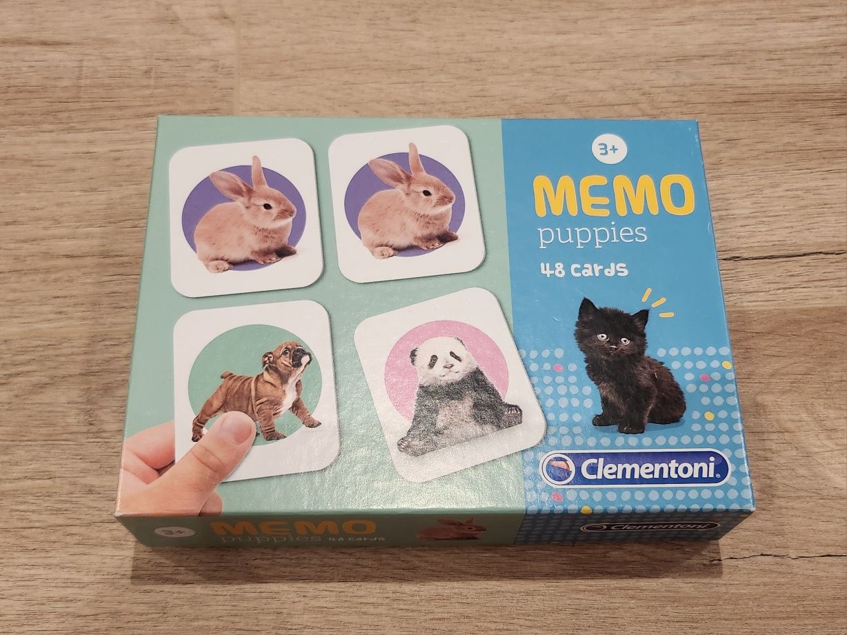 Clementoni memo puppies małe zwierzątka montessori