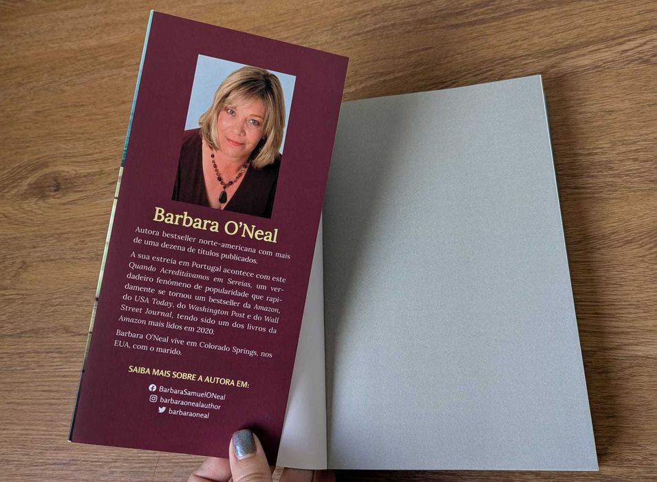 Livro NOVO "Quando acreditávamos em sereias" - Barbara O'Neal