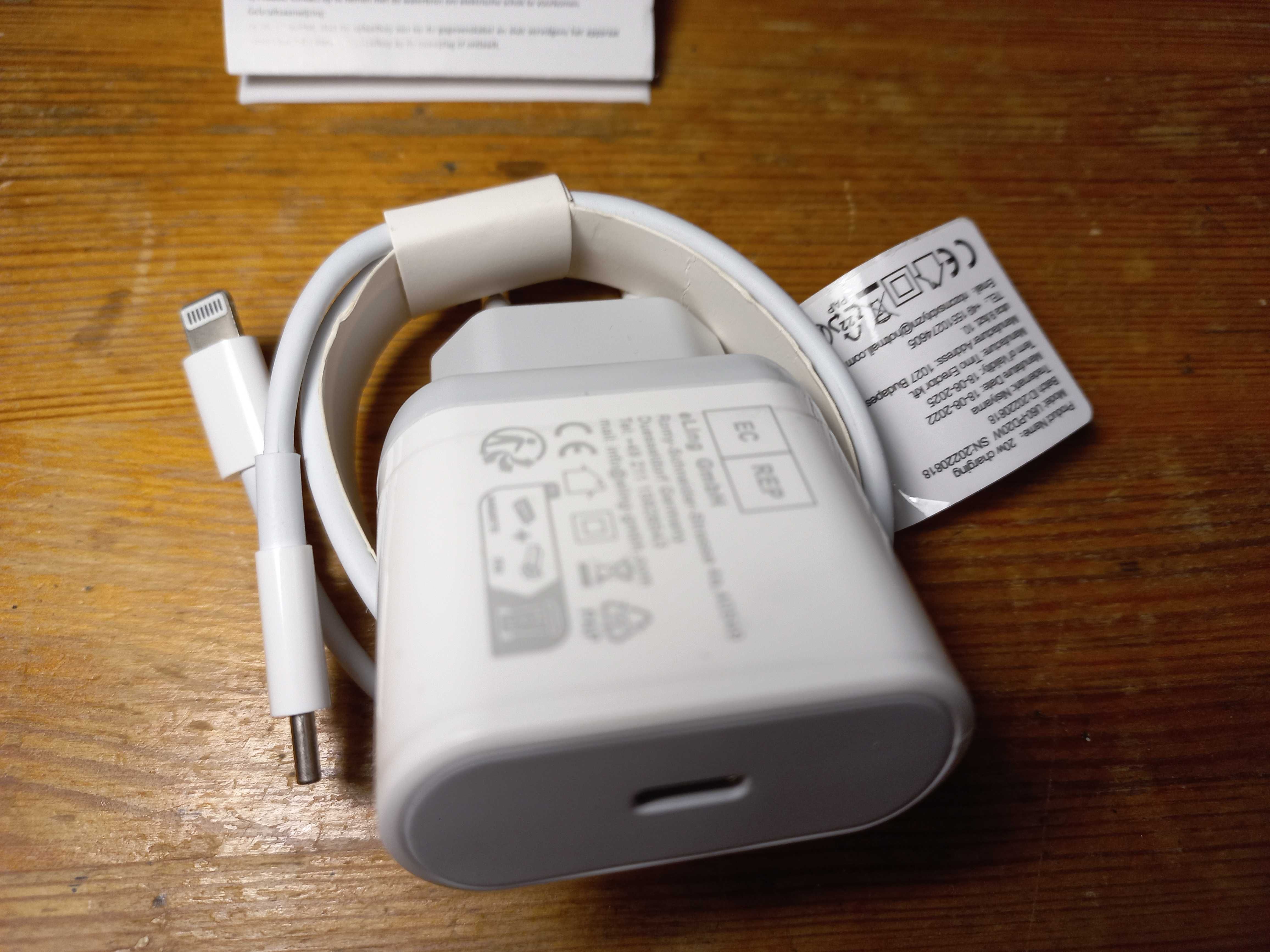Ładowarka 25W z kablem do Iphone USB C