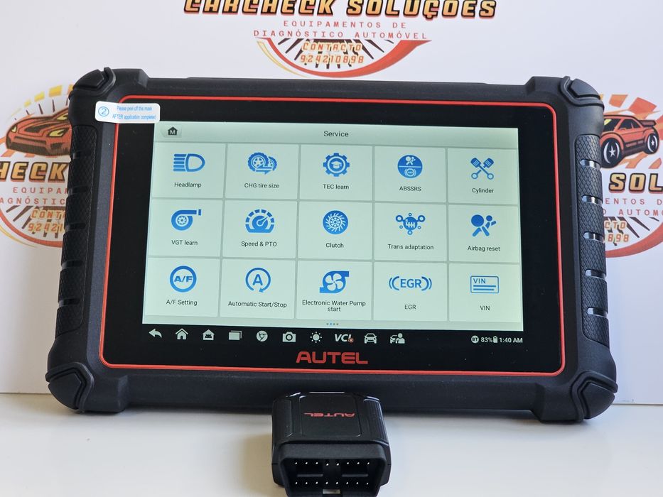 Autel MaxiCOM MK900-BT Bluetooth
- Maquina de Diagnóstico Profissional