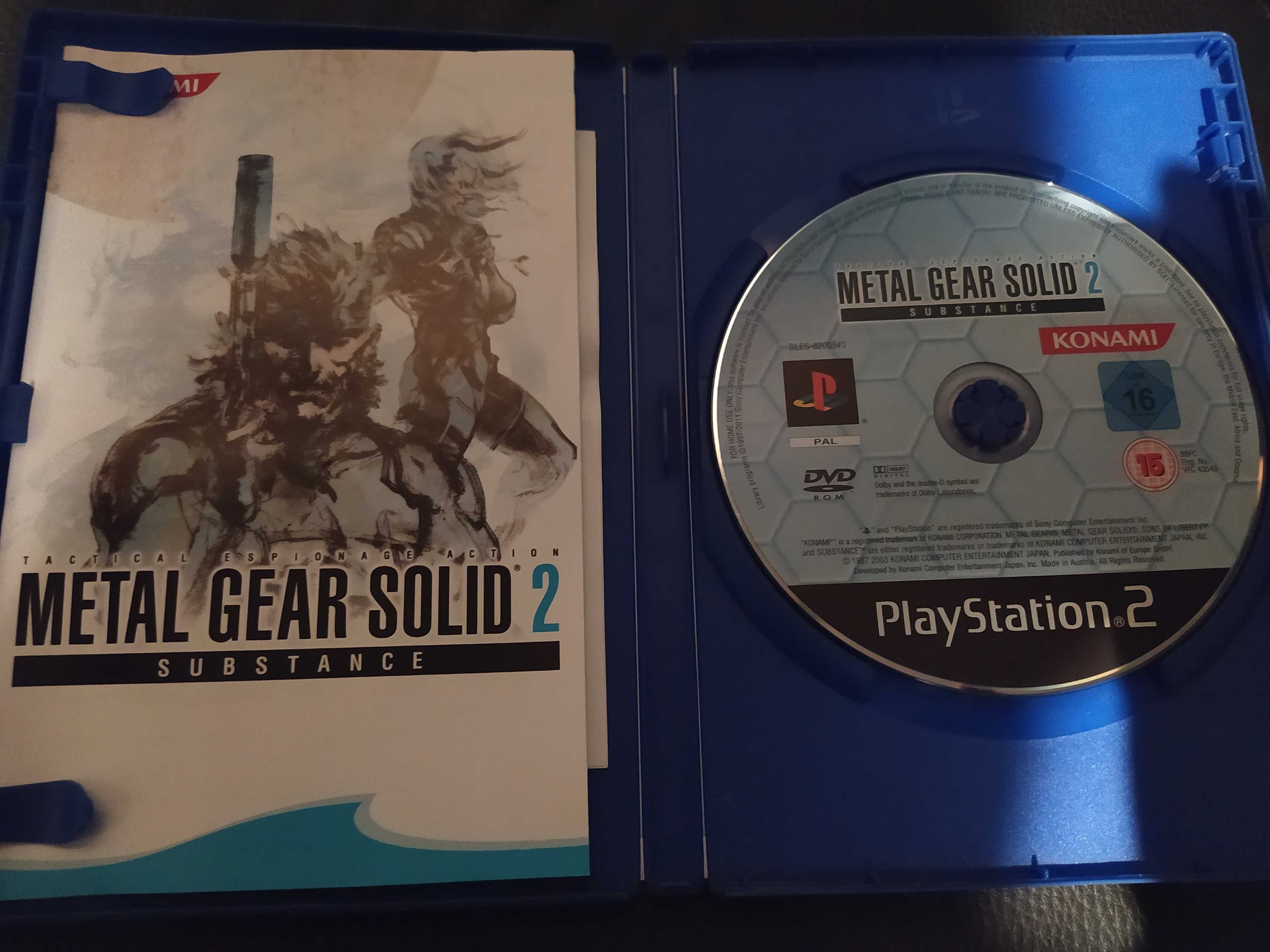 Metal Gear Solid 2 SUBSTANCE PS2