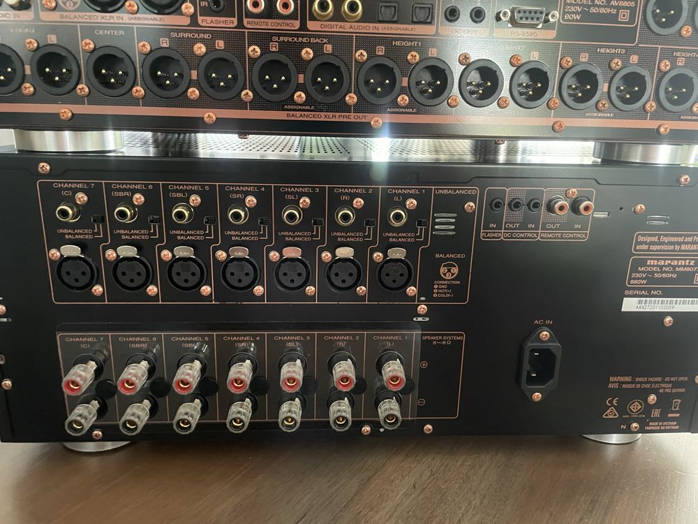 MARANTZ mm8077 + pre av8805