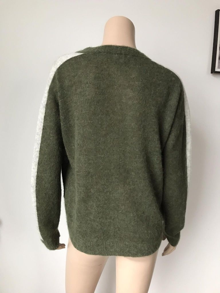 Rah oversize sweter damski S alpaka merino
32%wełna merino 
33%alpaka