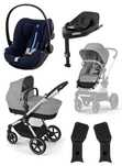 Cybex Eos Lux Wózek Głęboko-Spacerowy Stone Grey +Cybex Cloud G+ZESTAW