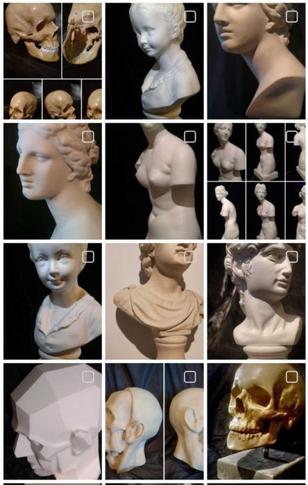 Гіпсовий бюст Афродіта, гипсовый бюст Афродита Венера