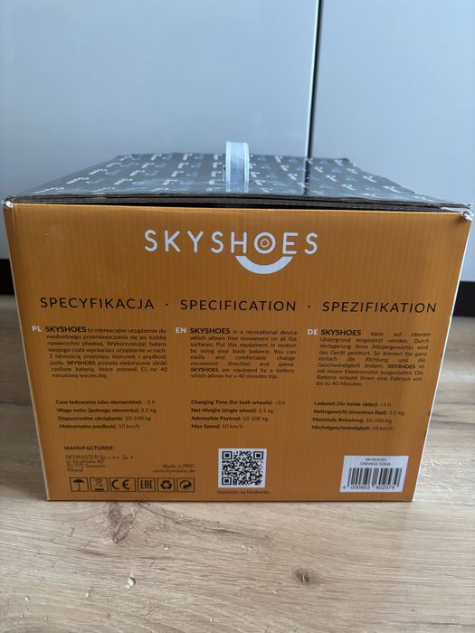Skymaster Elektryczne rolki jeździk deska sky shoes