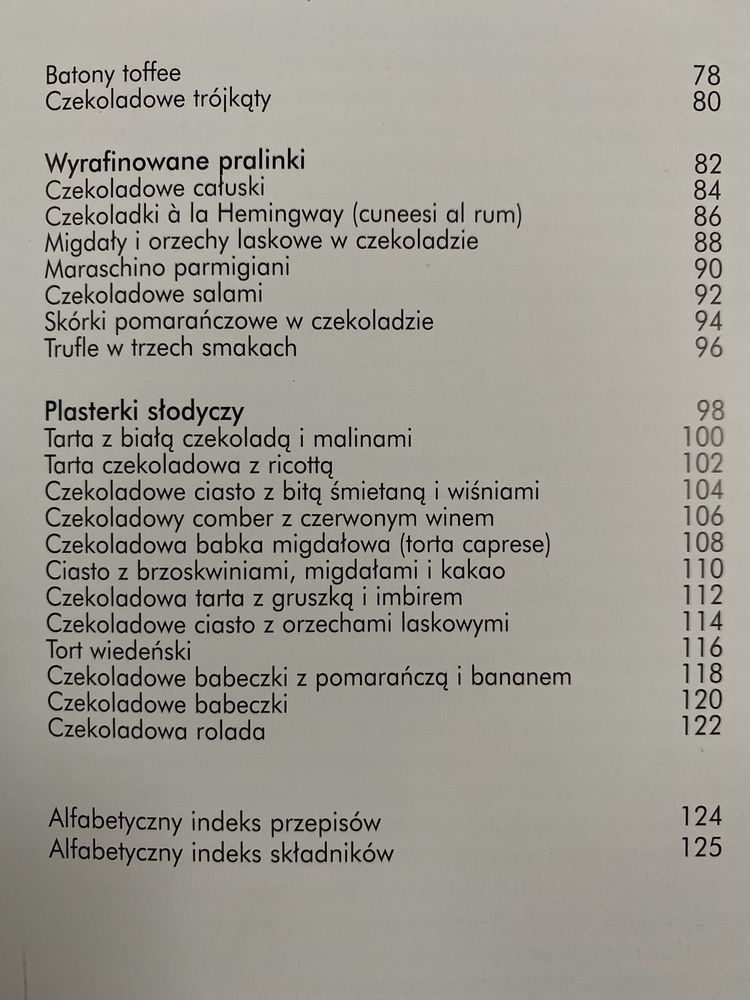 Czekolada. 50 łatwych przepisów, Academia Barilla