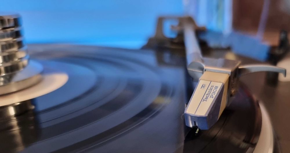 Wieża Technics 2 piloty kolumny gramofon +