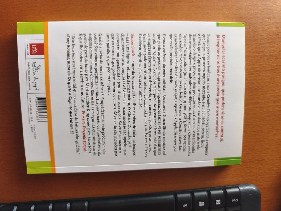 Livro "Primeiro pergunte porquê" do Simon Sinek