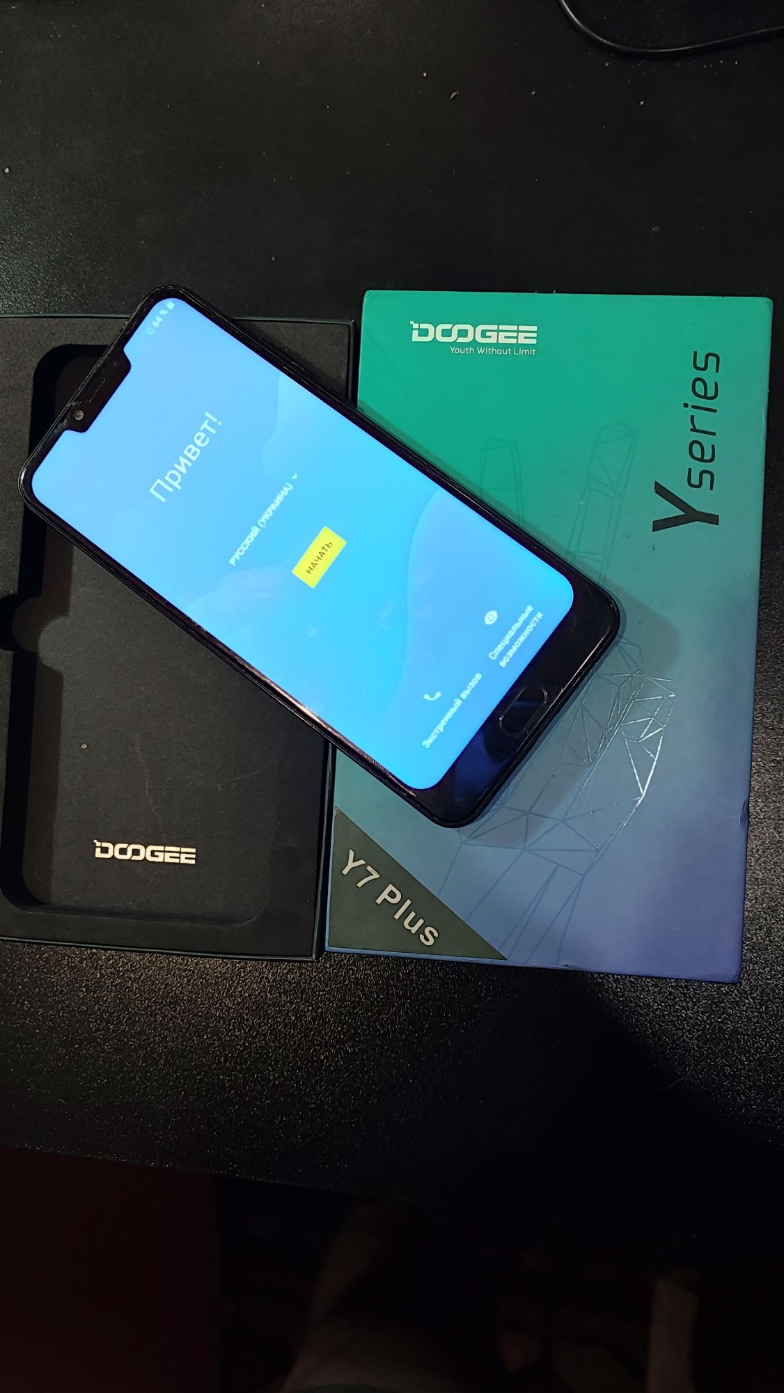 Doogee Y7 Plus 6/64Gb Black.Designed by DOOGEE in  Spain.