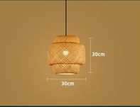 Lampa ażurowa, bambusowa, super design