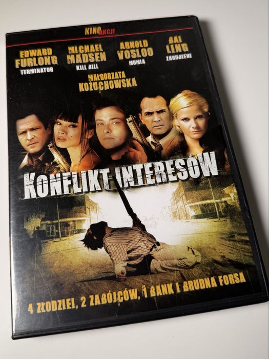 ,,Konflikt interesów” Kino akcji Dvd film płyta
