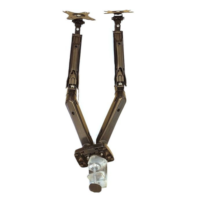 uchwyt biurkowy gazowy na 2 monitory