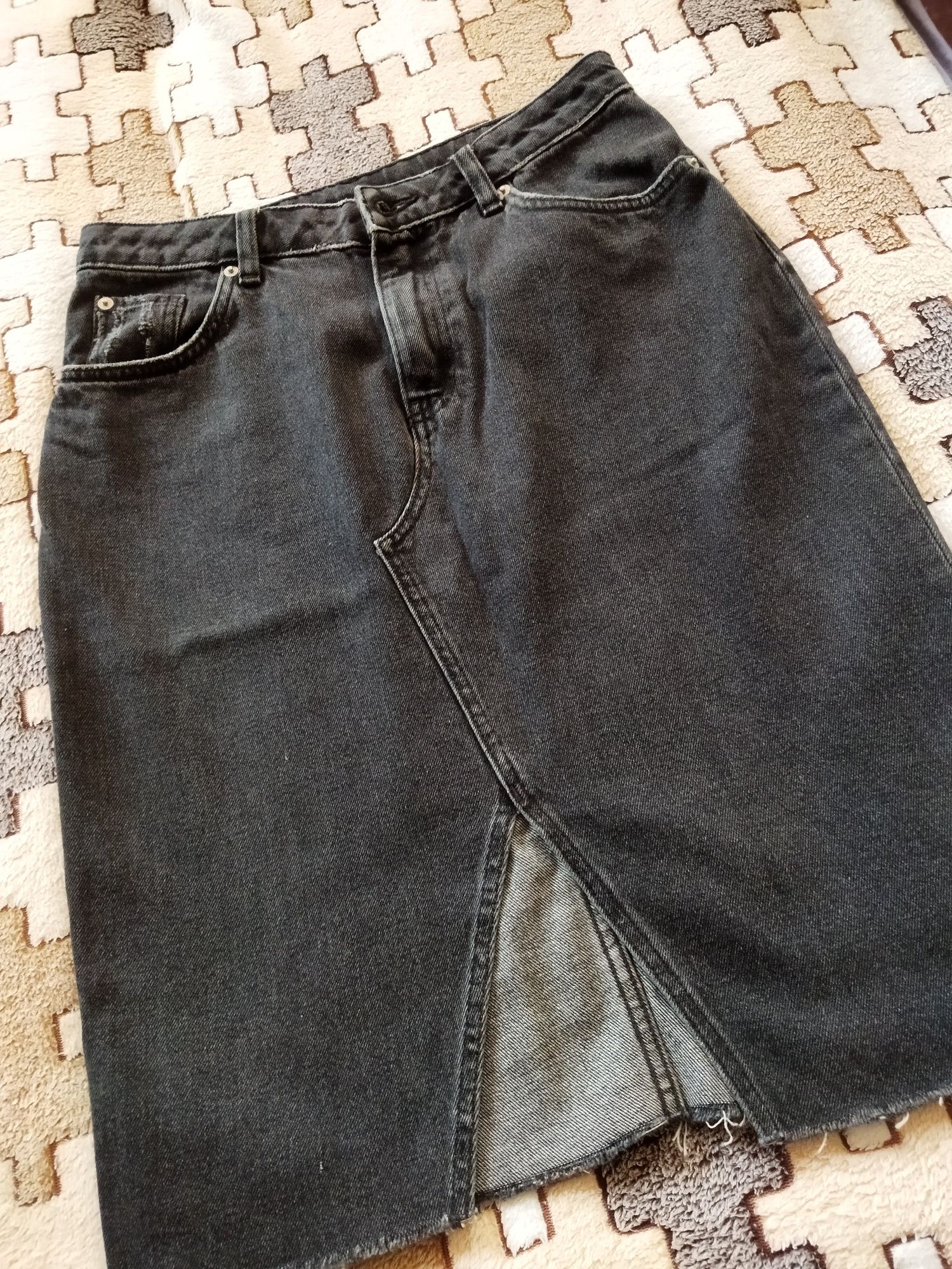 женская джинсовая юбка