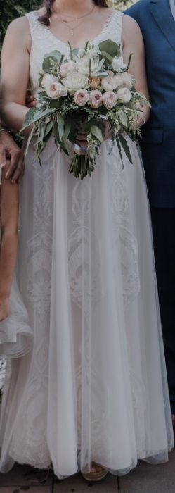 Suknia ślubna rustykalna