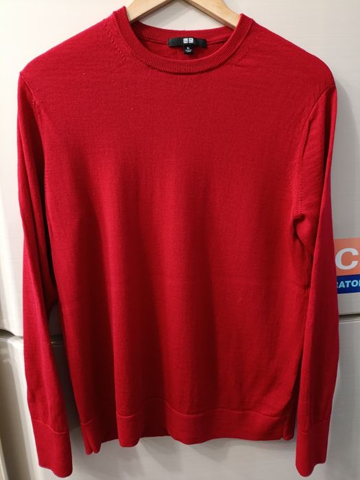 Джемпер меринос ультра тонкая шерсть Uniqlo XL