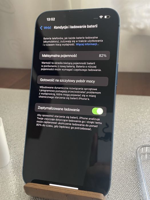 Iphone 13-256GB-niebieski-super stan-akcesoria