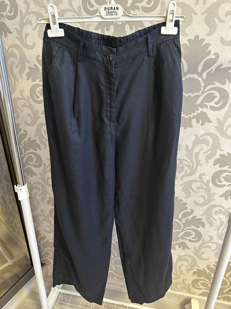 Брюки льон Massimo Dutti