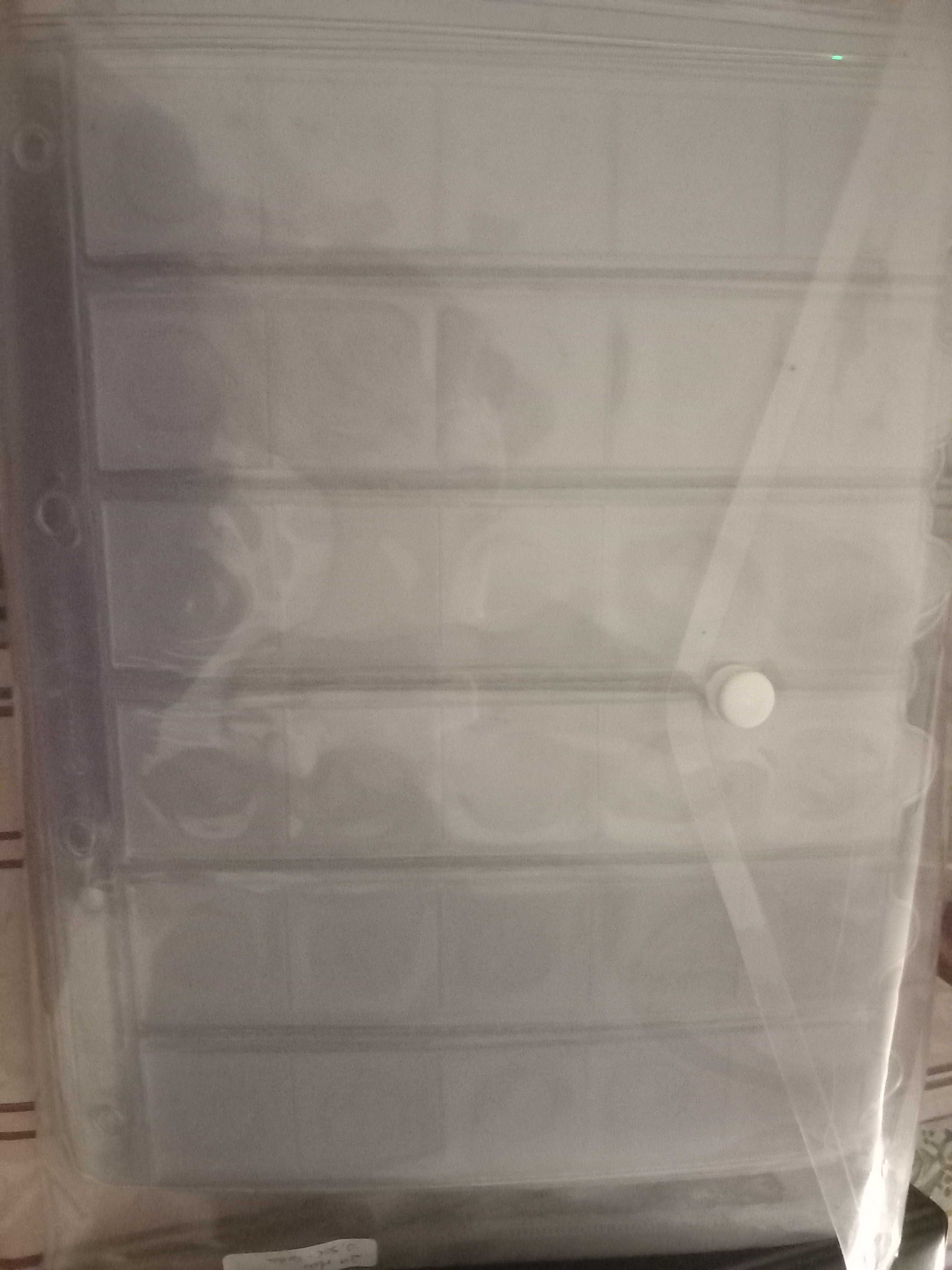 Folhas plásticas, alvéolos e album para moedas - 2a mão e novos