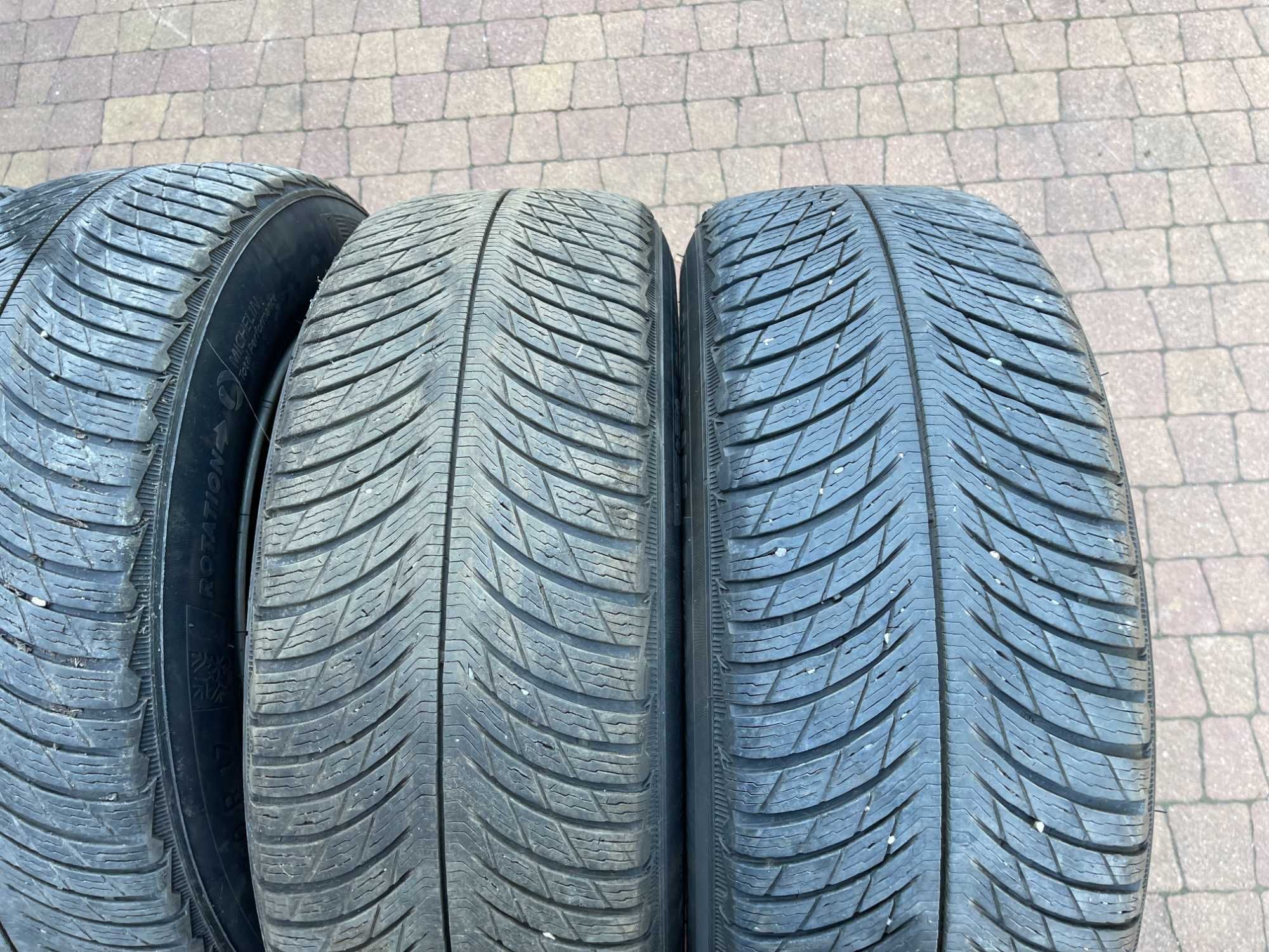 3564. Opony zimowe 235/60/17 Michelin 4.5-5.5mm cena za 4szt
