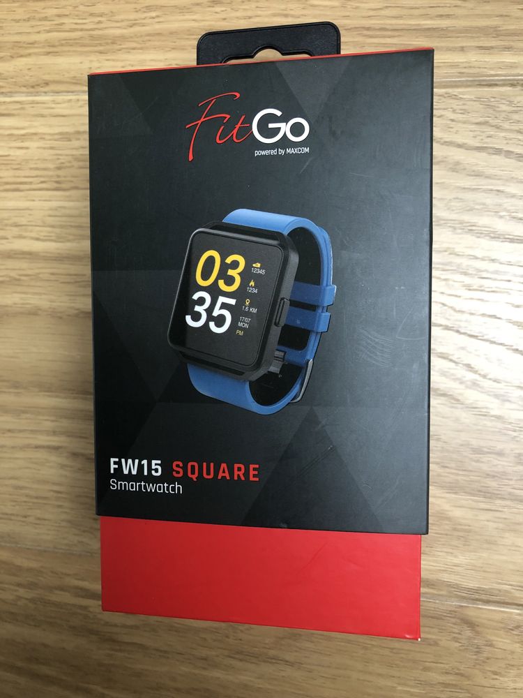 Smartwatch FitGo FW15 square