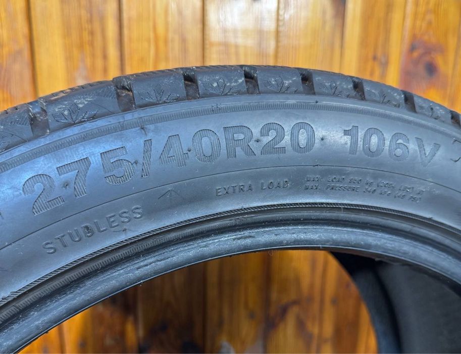 Пара шин 275 40 R20 Triangle, Зима, протектор 7 мм.