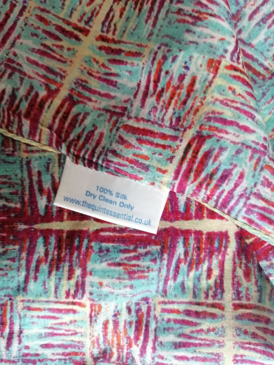 Quintessential chusta szalik jedwabny silk 100%