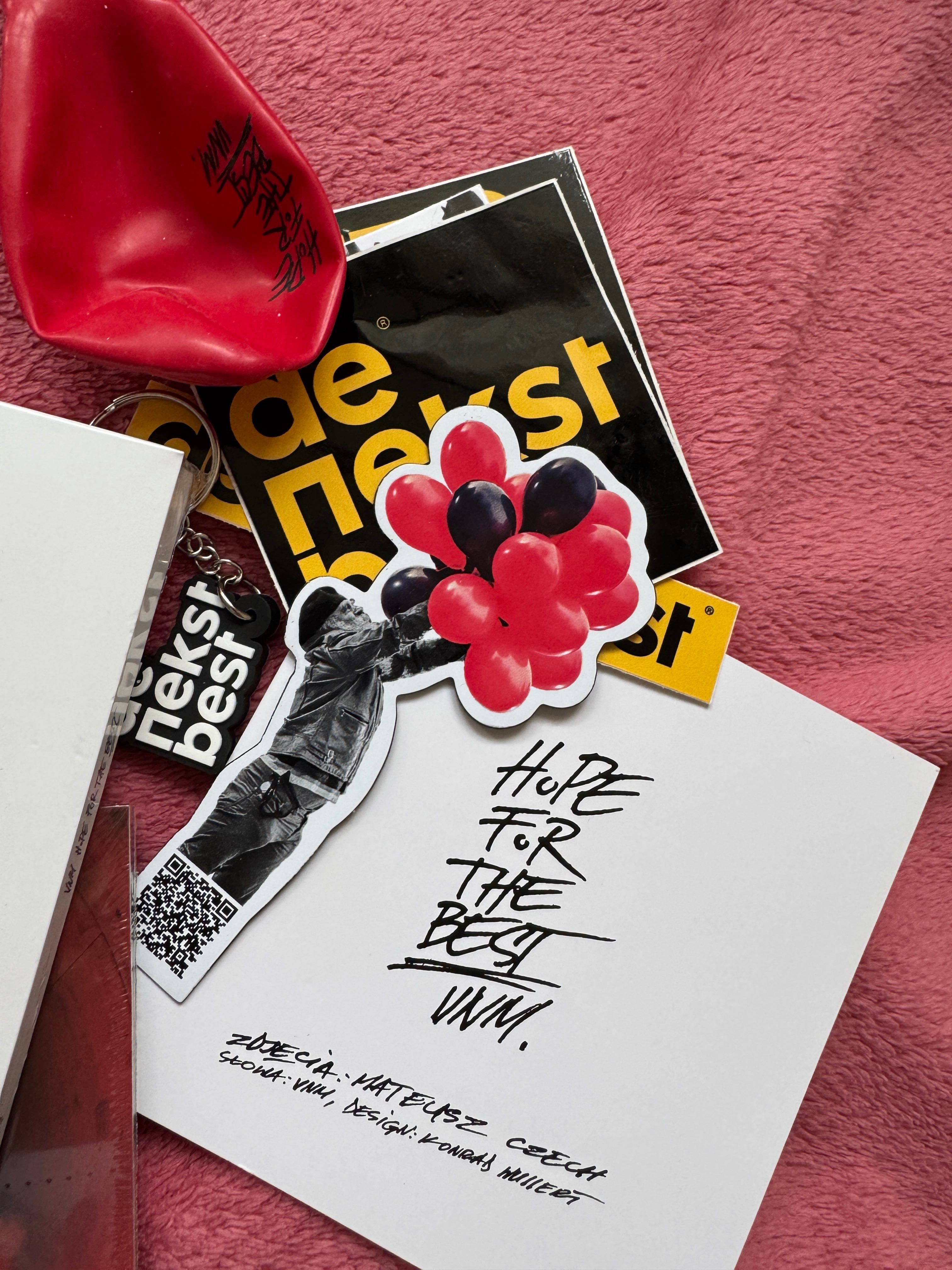 VNM Hope for the best pyta CD zestaw z EmTe NOWE FOLIĄ