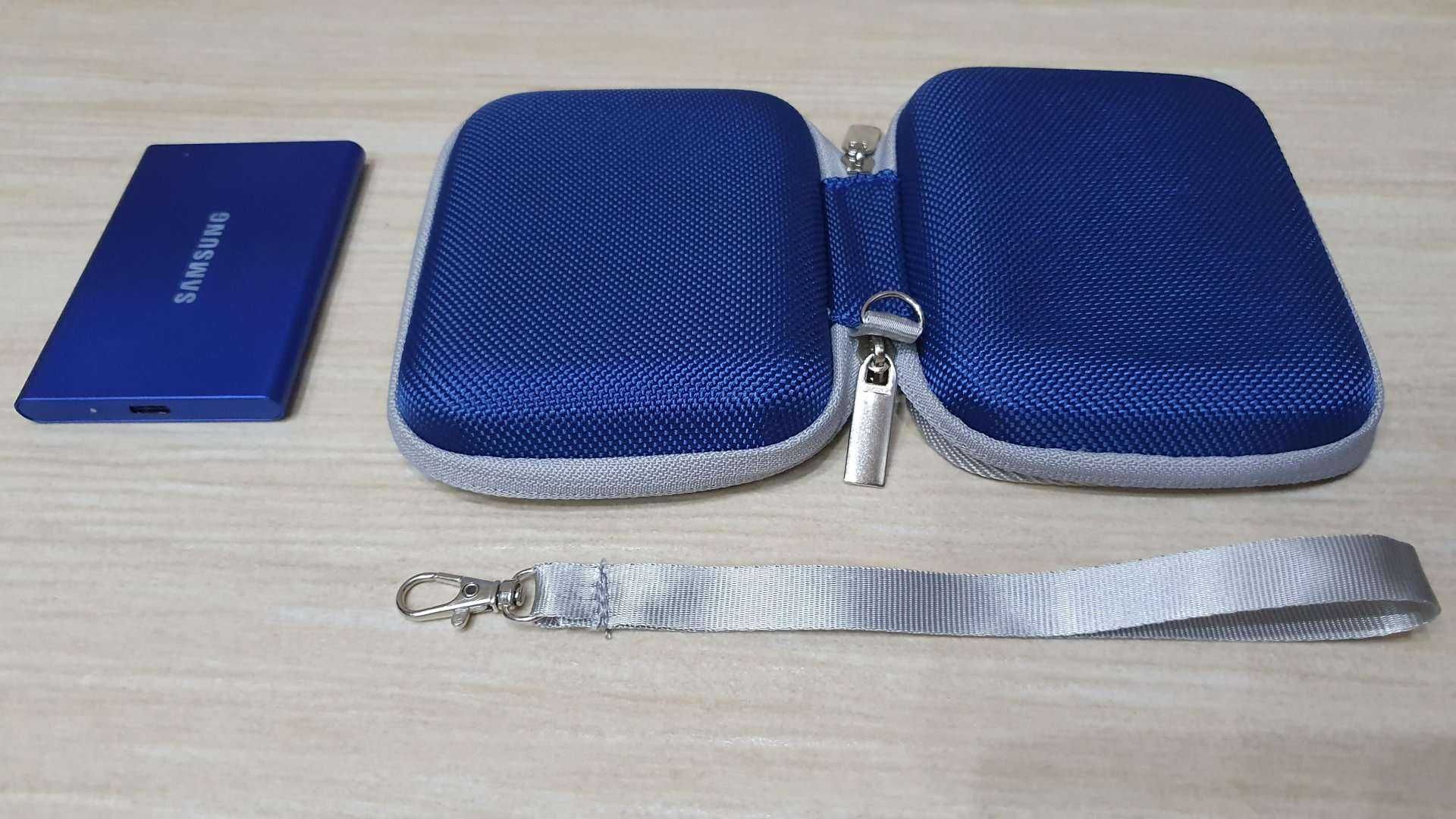 etui do dysków SSD Samsung T7 i T7 TOUCH NIEBIESKI