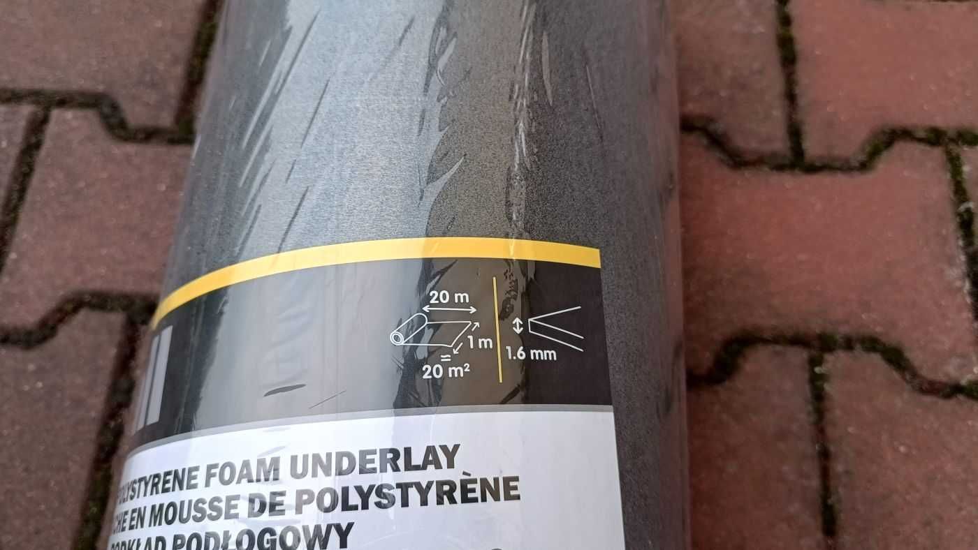 Podkład podłogowy pod panele Diall 1,2mm 20m2 XPS nowy