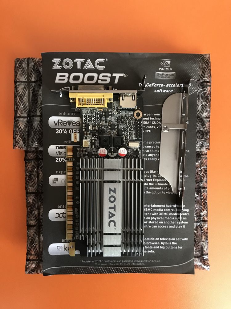 Продам відеокарту ZOTAC GeForce 210 Synergy Edition