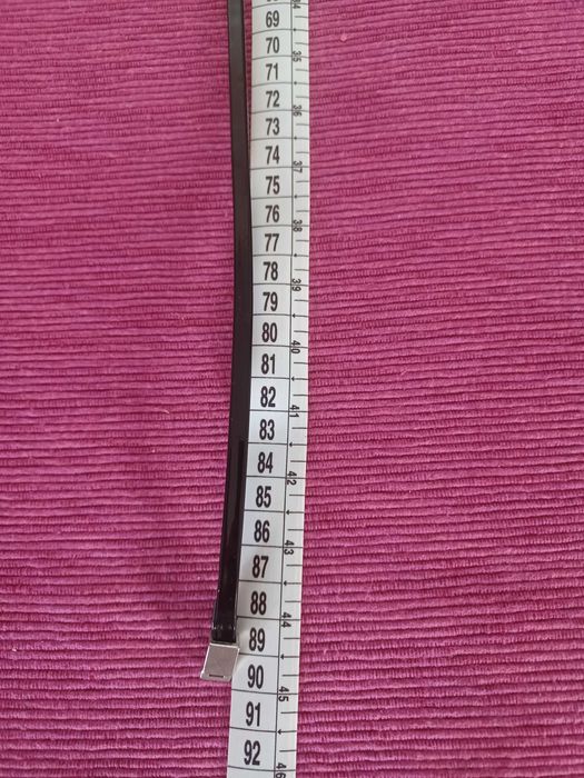 Lakierowany, damski pasek, M, L, jak nowy