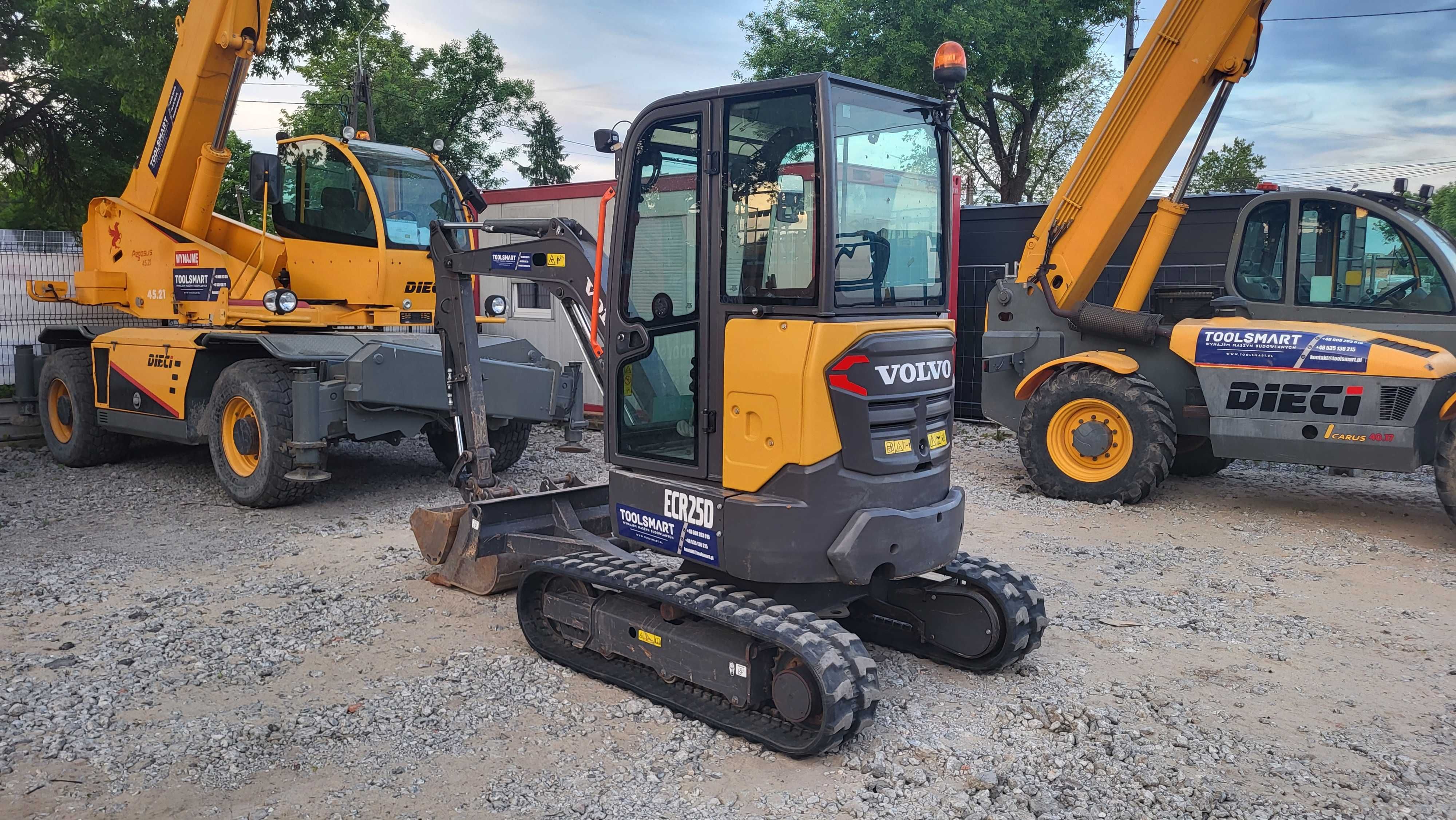 Minikoparka wynajem z operatorem lub bez Bobcat 1,7 - 6 T