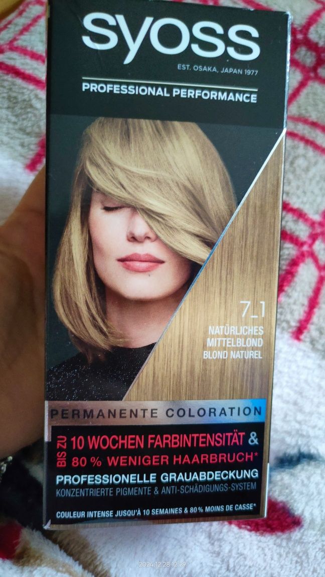 SYOSS FARBA SalonPlex 7_1 naturalny średni farba do włosów